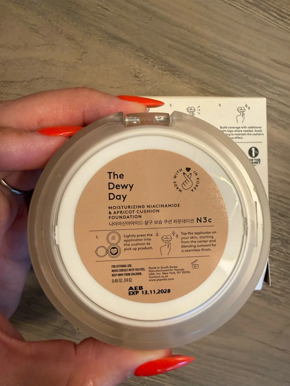 Yepoda The Dewy Day Cushion Foundation - Korean